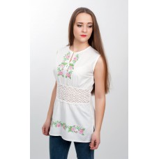 Embroidered blouse "Rosy Mood"